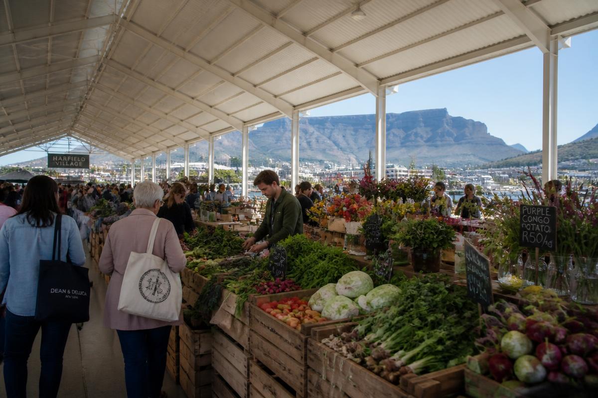 Oranjezicht City Farm Market market day